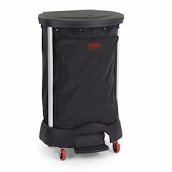 Black Step-On Premium 30 Gal Linen Hamper Bag