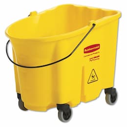 WaveBrake Yellow 35 qt. Bucket w/ Caster Kit