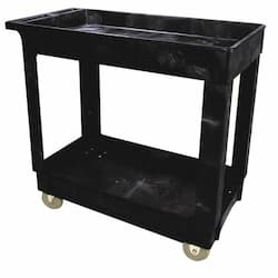 Black 300 lb Capacity Service/Utility Carts 16X34