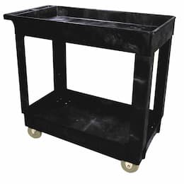 Rubbermaid Black 300 lb Capacity Service/Utility Carts 16X34