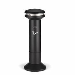 Rubbermaid Infinity Black Ultra-High Capacity Outdoor Smoking Receptacle