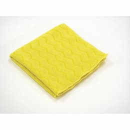 Yellow Standard Microfiber Cloth 16X16