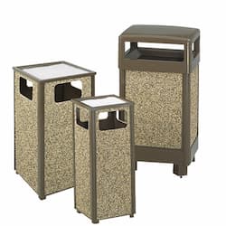 Brown Sand 12 Gal Urn Litter Receptacle