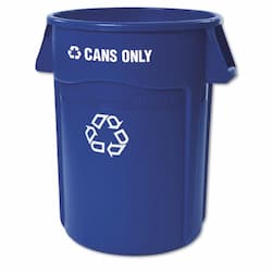 Individual Recycle Label "Can Only" in White Letters