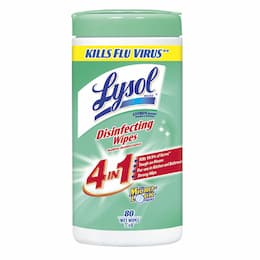 LYSOL Citrus Scent Disinfecting Wipes w/ Micro-Lock Fiber 80 ct