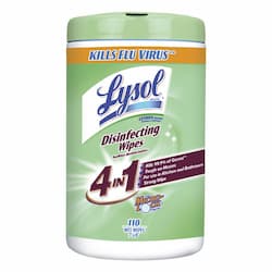 LYSOL Citrus Scent Disinfecting Wipes w/ Micro-Lock Fiber 110 ct