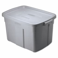 Roughneck Steel Gray 14 Gal Storage Box