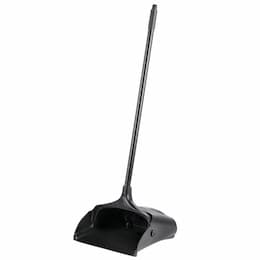 Rubbermaid Lobby Pro Black Upright Open Style Dust Pan