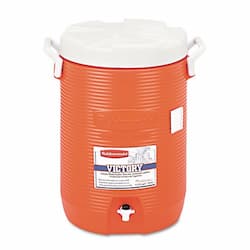 Orange Insulated 10 Gal Beverage Dispenser