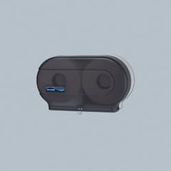 Black Twin Jumbo Roll 9 in. Bath Tissue Dispenser