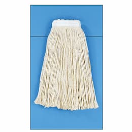 White Cotton Fiber Cut-End #16 Size Wet Mop Head