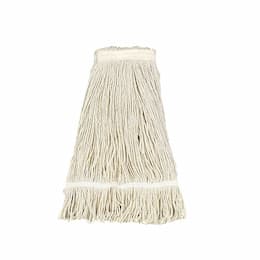 White Pro Loop Web/Tailband Cotton Fiber 24 oz. Mop Head