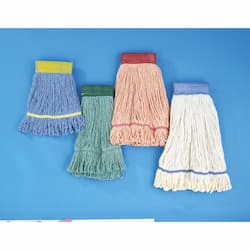 Green Super Loop Cotton Fiber Wet Mop Head, S