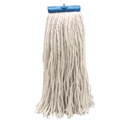 White Cut-End Lie-Flat Rayon Fiber 16 oz. Wet Mop Head