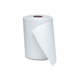 White 1-Ply Nonperforated Roll Towels 12 ct