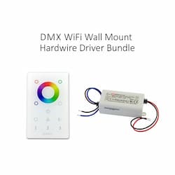 Diode LED DMX Wifi Bundle Kit w/ Wall Mount Driver, Hardwire