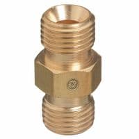 Western Male/Male Brass Straight Hose Coupler