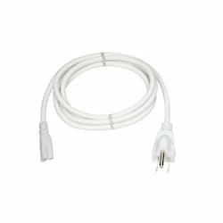 Nuvo 5-ft Power Cord to LED Strip Light Fixture, 1 Year Warranty, White