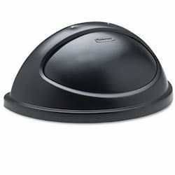 Untouchable Black Half Round Container Lid