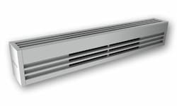 2-ft 300W Mid-Density Aluminum Baseboard Heater, 50 Sq.Ft, 1024 BTU/H, 120V, S.White