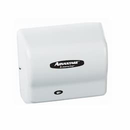 American Dryer 1400W Advantage AD Hand Dryer, 100-240V, Steel White Epoxy