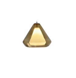 6W LED Armitage Pendant Light, 1-Light, 500 lm, 120V, 3000K, Brown