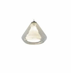 6W LED Armitage Pendant Light, 1-Light, 120V, 3000K, Clear Crackle