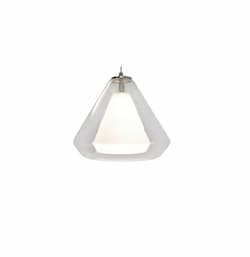 6W LED Armitage Pendant Light, 1-Light, 120V-277V, 3000K, Clear