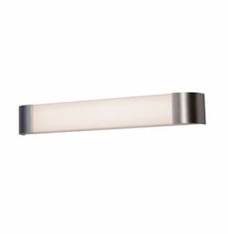 26W LED Allen Vanity Light, 2000 lm, 120V-277V, Selectable CCT, Nickel