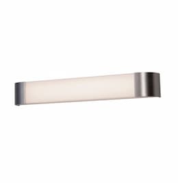 AFX 26W LED Allen Vanity Light, 2000 lm, 120V-277V, Selectable CCT, Nickel