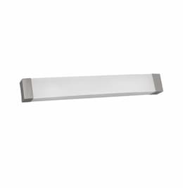 AFX 25W LED Algiers Vanity Light, 120V-277V, Selectable CCT, Satin Nickel