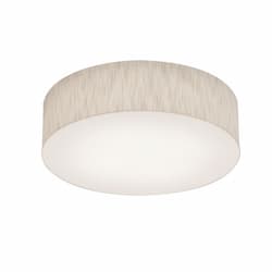 AFX 18W LED Anton Flush Mount, 1400 lm, 120V-277V, Selectable CCT, Jute