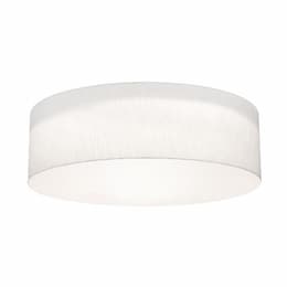 30-in 60W Anton Flush Mount w/BBU, 120V-277V, Selectable CCT, L. White