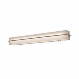 60W LED Apex Overbed Light, 4050 lm, 120V, 3000K, Gray/White