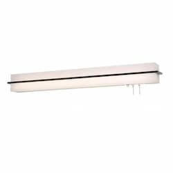 AFX 80W LED Apex Overbed Light, 5400 lm, 120V, 3000K, Espresso/White