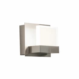 10W LED Arlo Wall Sconce, 1000 lm, 120V, 3500K, Satin Nickel