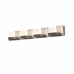 40W LED Arlo Vanity, 4-Light, 1800 lm, 120V, 3500K, Satin Nickel