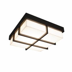 29W LED Avenue Outdoor Flush Mount, 120V-277V, Selectable CCT, Bronze