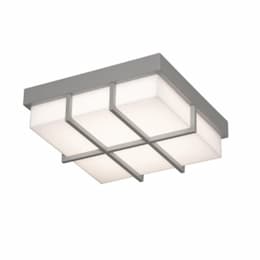 29W LED Avenue Outdoor Flush Mount, 120V-277V, Selectable CCT, Gray