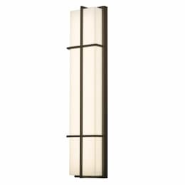 42W LED Avenue Outdoor Wall Sconce, 120V-277V, Selectable CCT, Bronze