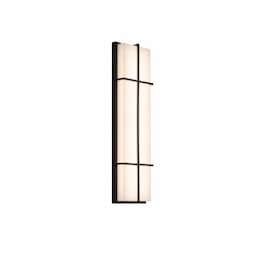 28W LED Avenue Outdoor Wall Sconce, 120V-277V, 3000K, Bronze