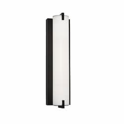 16-in 15W Axel Wall Sconce, 1200 lm, 120V-277V, CCT Select, Black