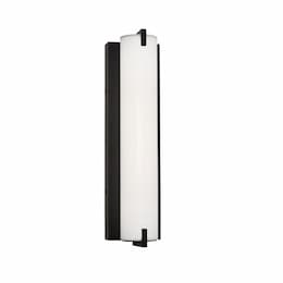 16-in 15W Axel Wall Sconce, 1200 lm, 120V-277V, CCT Select, Black