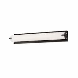 24-in 25W Axel Vanity Light, 1850 lm, 120V-277V, CCT Select, Black