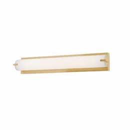 24-in 25W Axel Vanity Light, 1850 lm, 120V-277V, CCT Select, Brass