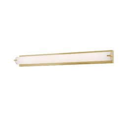 36-in 30W Axel Vanity Light, 2325 lm, 120V-277V, CCT Select, Brass