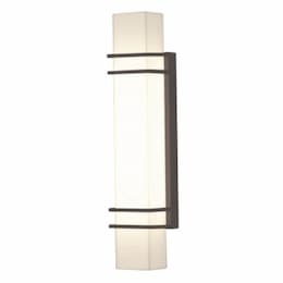 28W LED Blaine Outdoor Wall Sconce, 120V-277V, 3000K, Textured Bronze