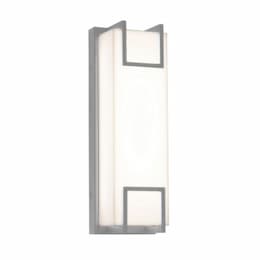 19W LED Beaumont Outdoor Wall Sconce w/ PC, 120V-277V, 3000K, Gray