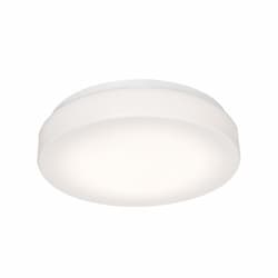 11-in 17W Cirrus Flush Mount, 1258 lm, 120V, CCT Select, White