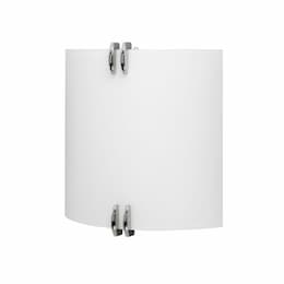 17W LED Century Wall Sconce, 120V-277V, Selectable CCT, Chrome